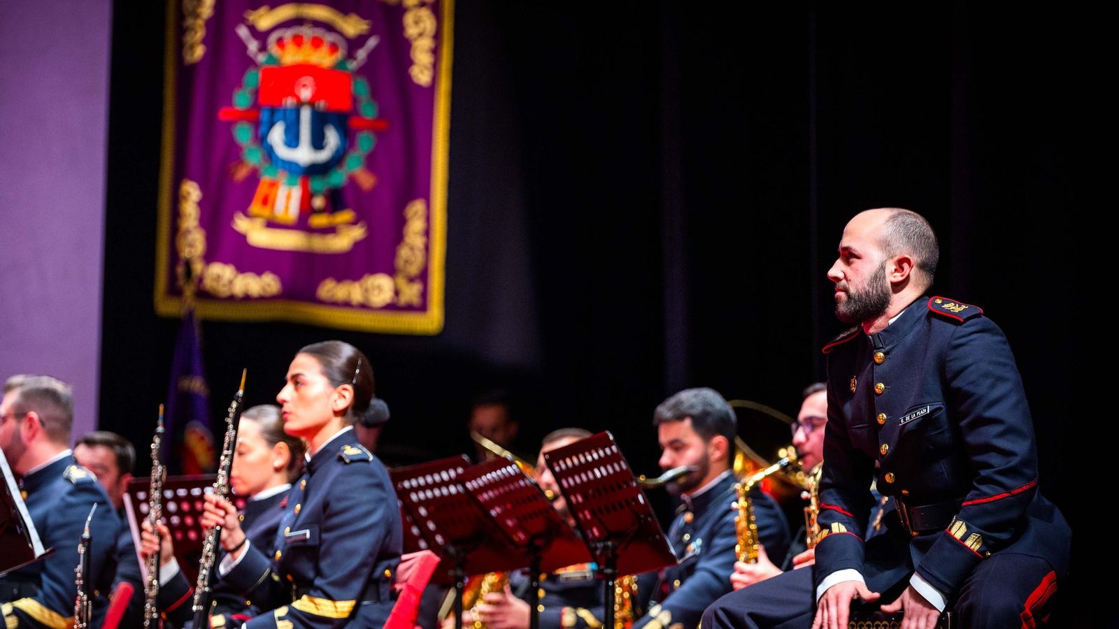 Homenaje al Rey en forma de concierto: la banda de Tercio Sur conmemora el X aniversario del reinado de Felipe VI Homenaje al Rey en forma de concierto: la banda de Tercio Sur conmemora el X aniversario del reinado de Felipe VI