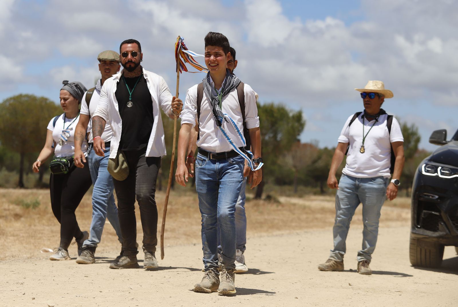 Todos los peregrinos de la Hermandad de Huelva, en imágenes