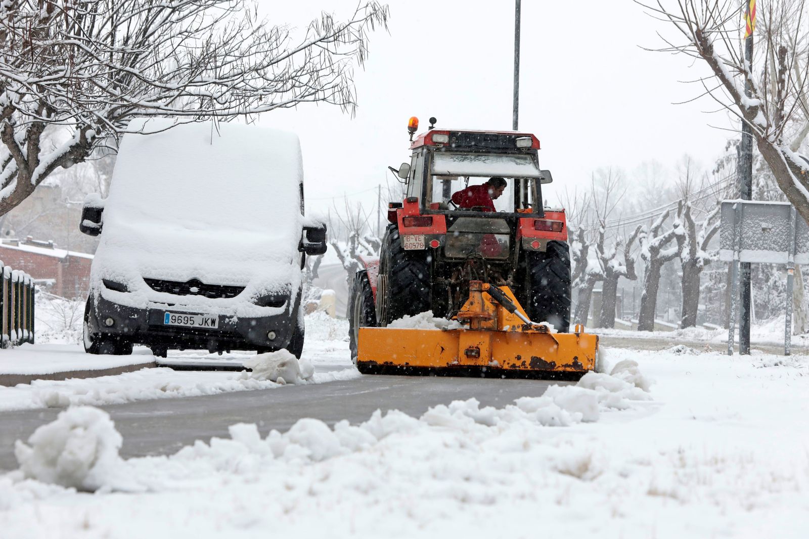Temporal de frío y nieve en el norte del país.
