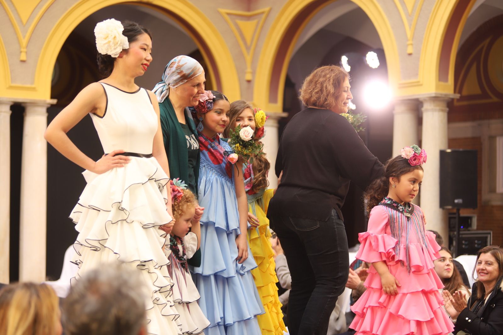 Imágenes del desfile de moda flamenca de los mas pequeños