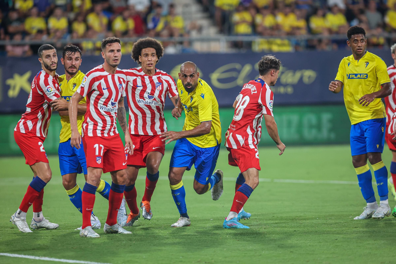 Las imágenes del Cádiz-Atlético de Madrid del Trofeo Carranza