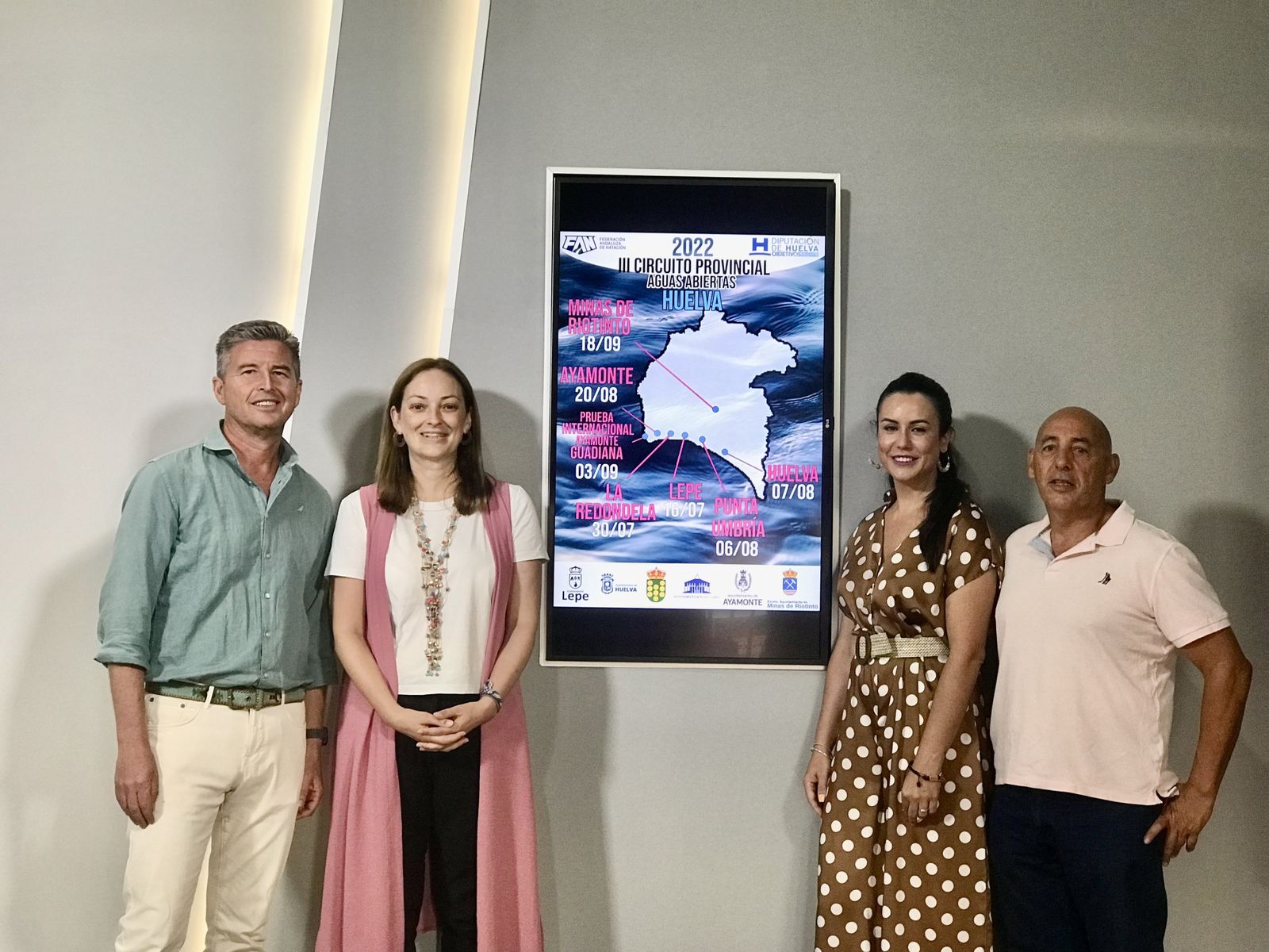 Un momento de presentación de la prueba deportiva.