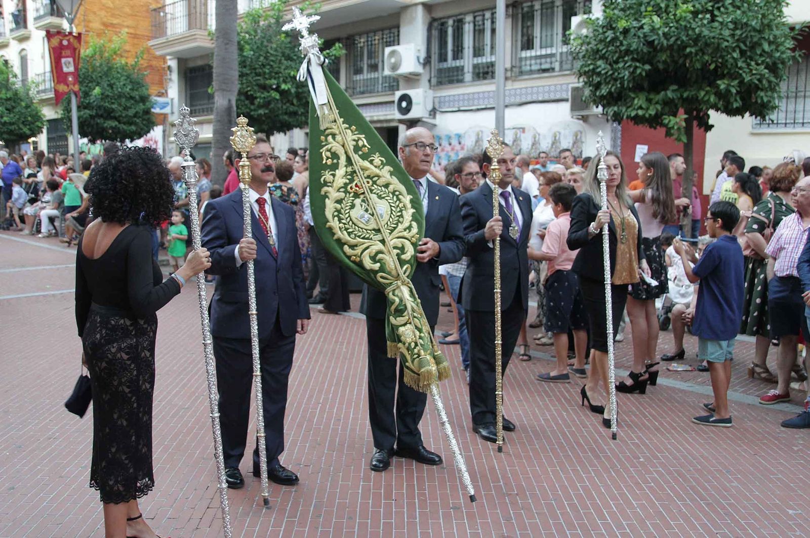 Imágenes del Señor de Pasión en la procesión del centenario de la hermandad