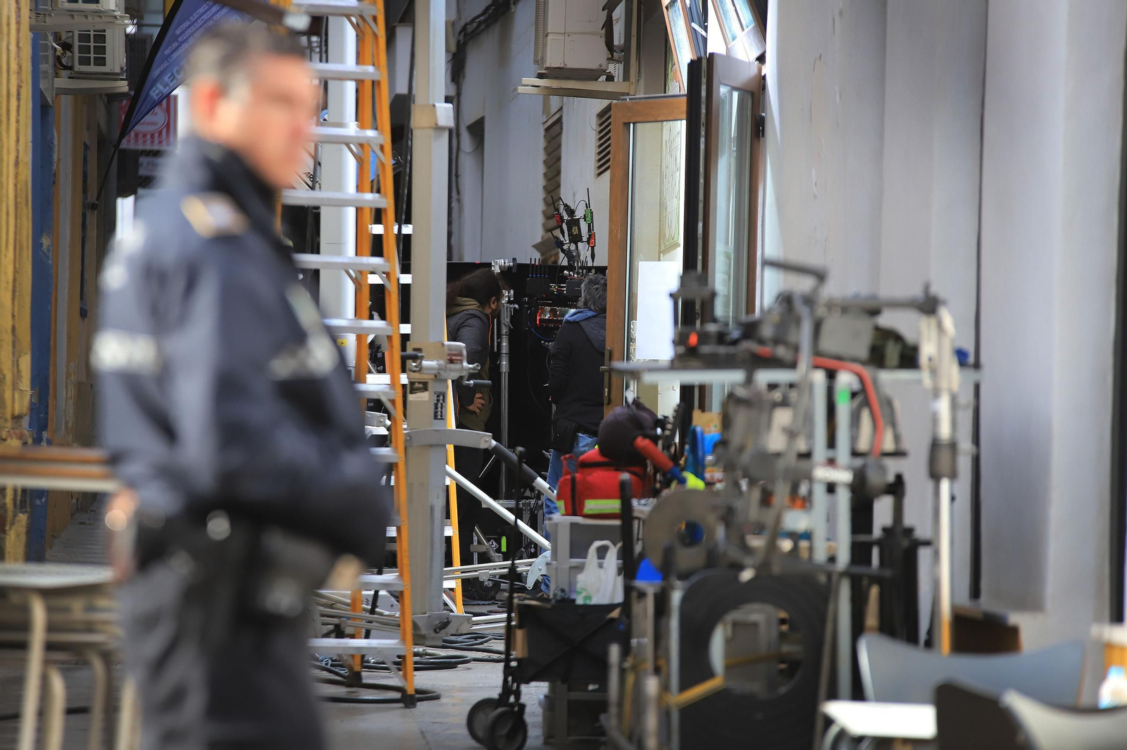 Rodaje en Jerez de la serie Berlín