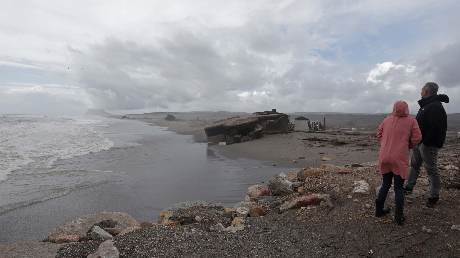 Fotos del restaurante Trocadero Sotogrande tras el temporal