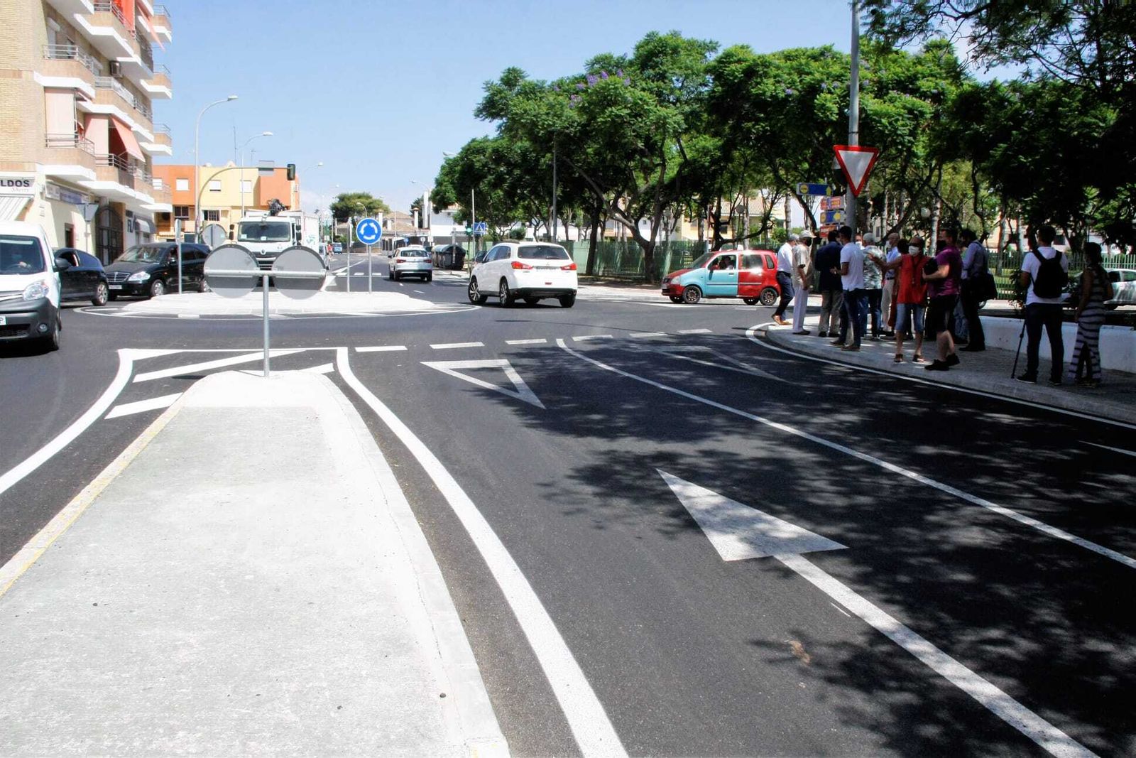 La nueva glorieta de la Avenida de la Libertad, junto al Parque Europa, rendirá homenaje a los donantes de órganos.