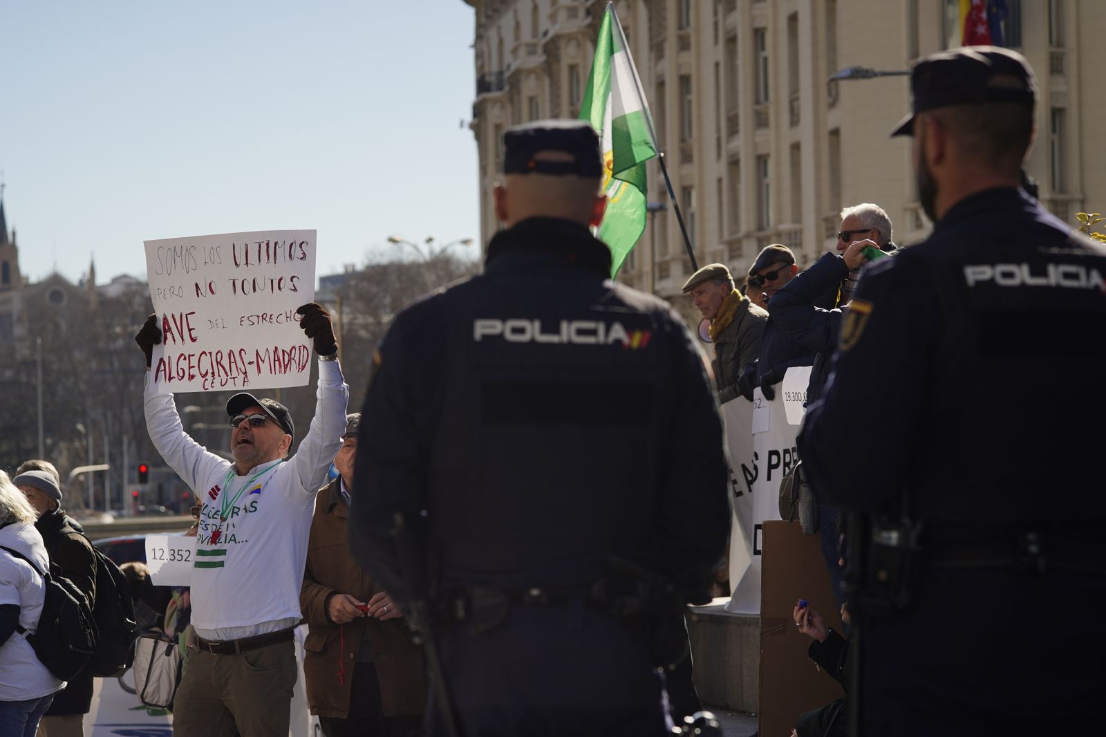 Concentración de Andalucía Bay 20.30 por la mejora de la conexión ferroviaria en Madrid