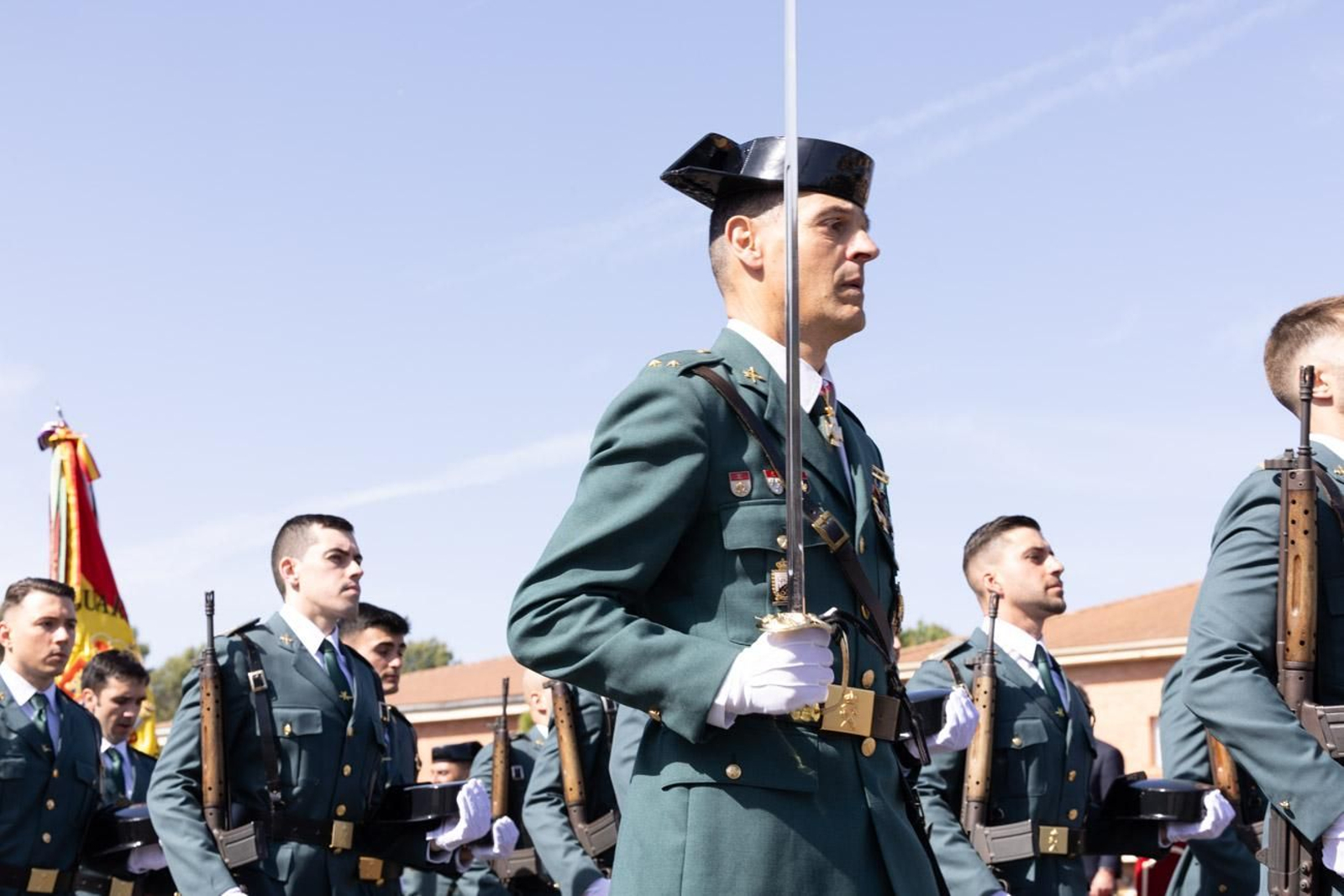 Jura de bandera de la 130ª promoción de guardias civiles de la Academia de Baeza