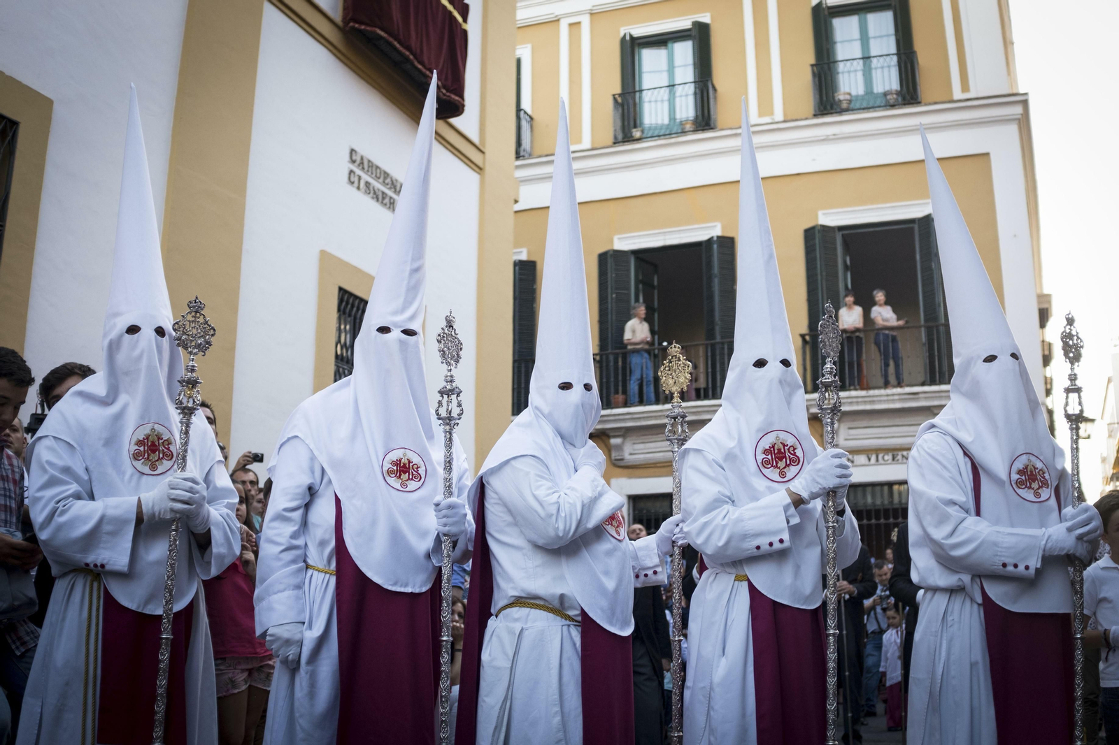 Los nazarenos de las Siete Palabras.