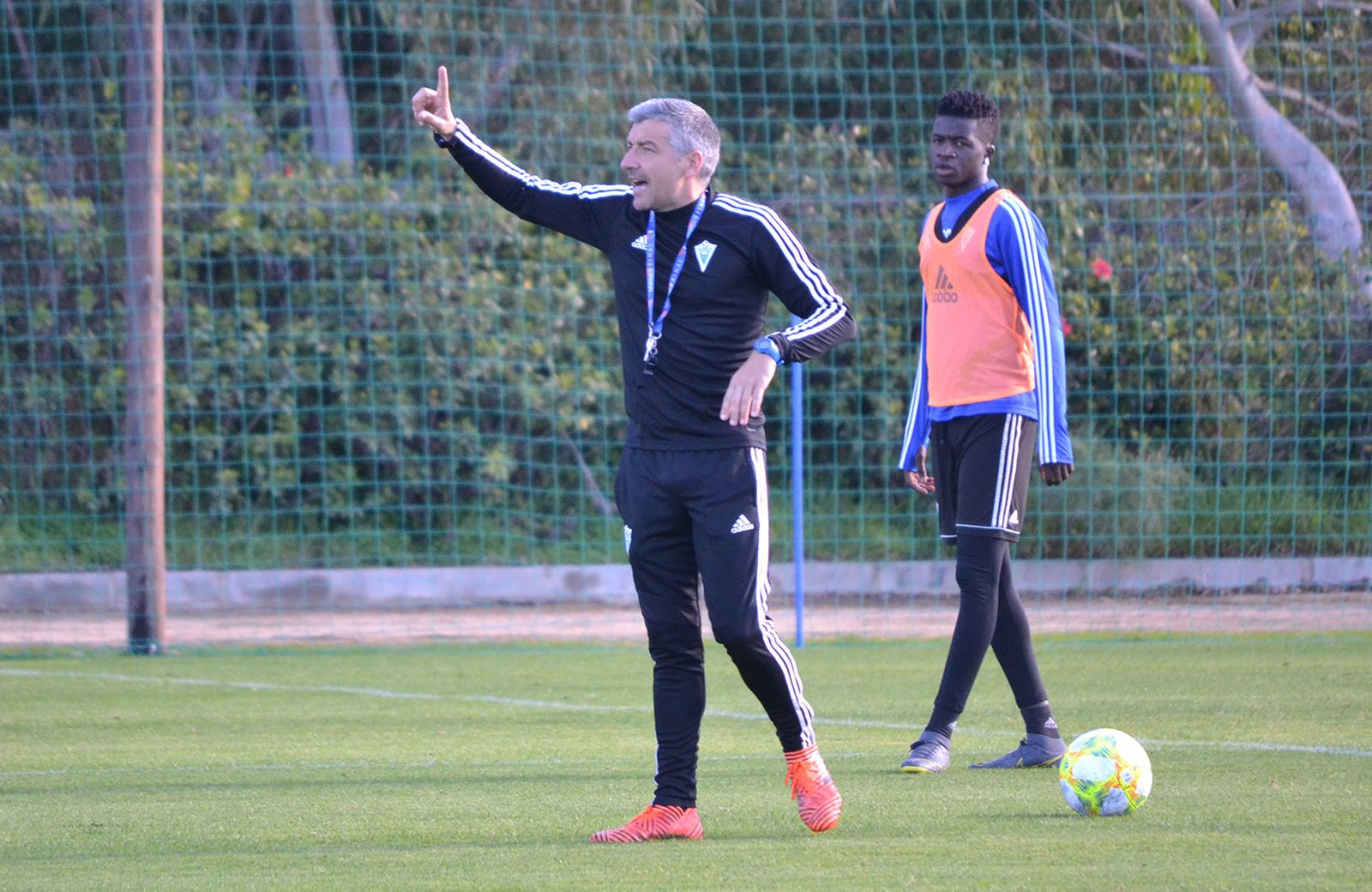 Cubillo, durante un entrenamiento.