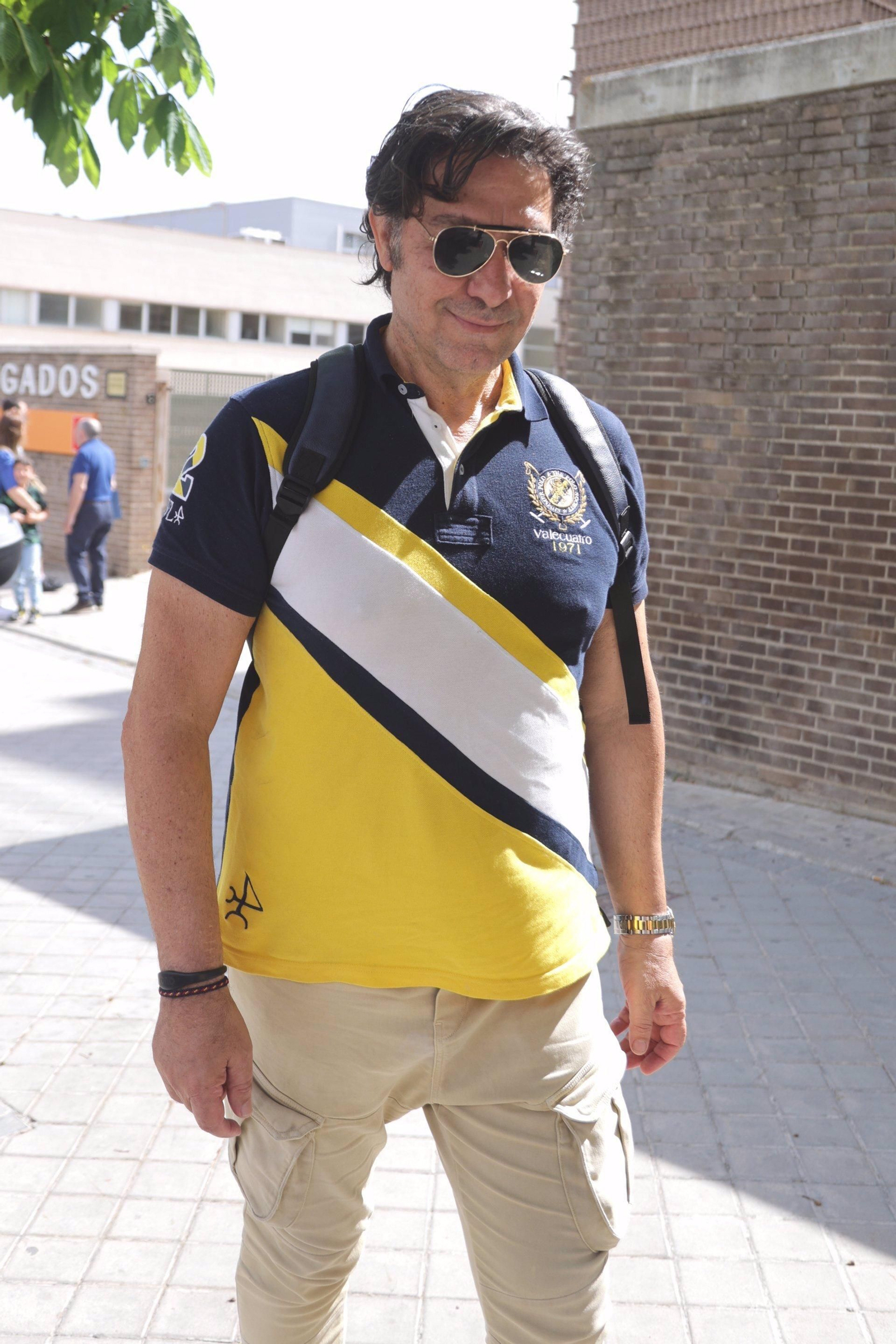 Luis Lorenzo, a la salida de los juzgados este lunes.