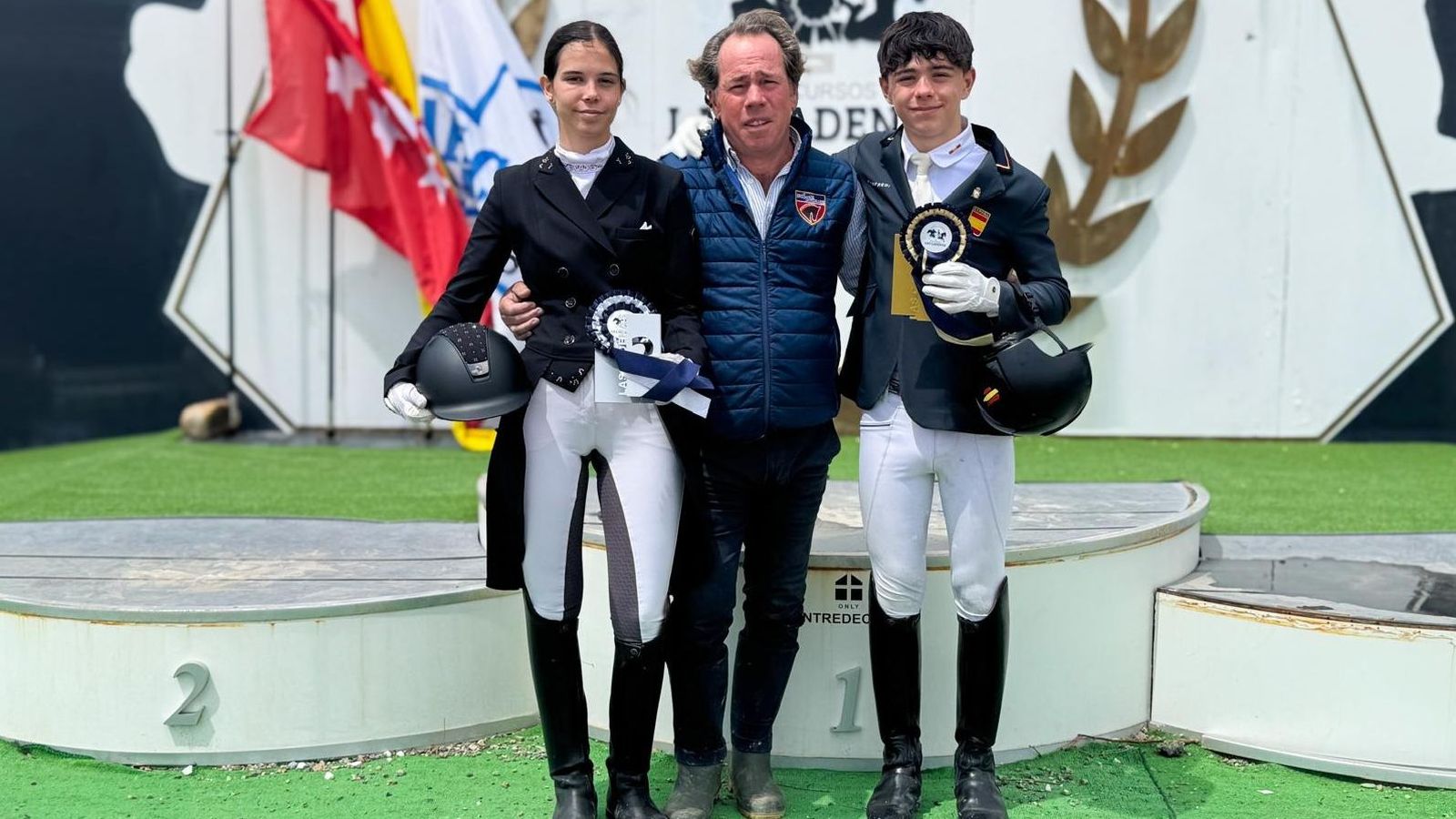 Andrea Lozano, Diego Ramírez y Curro Ramírez, en Madrid
