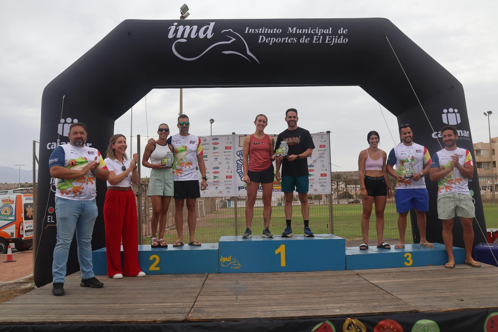 Las mejores imágenes de la II Ruta Anfibia por Tierra y por Mar de la Policía Nacional de El Ejido