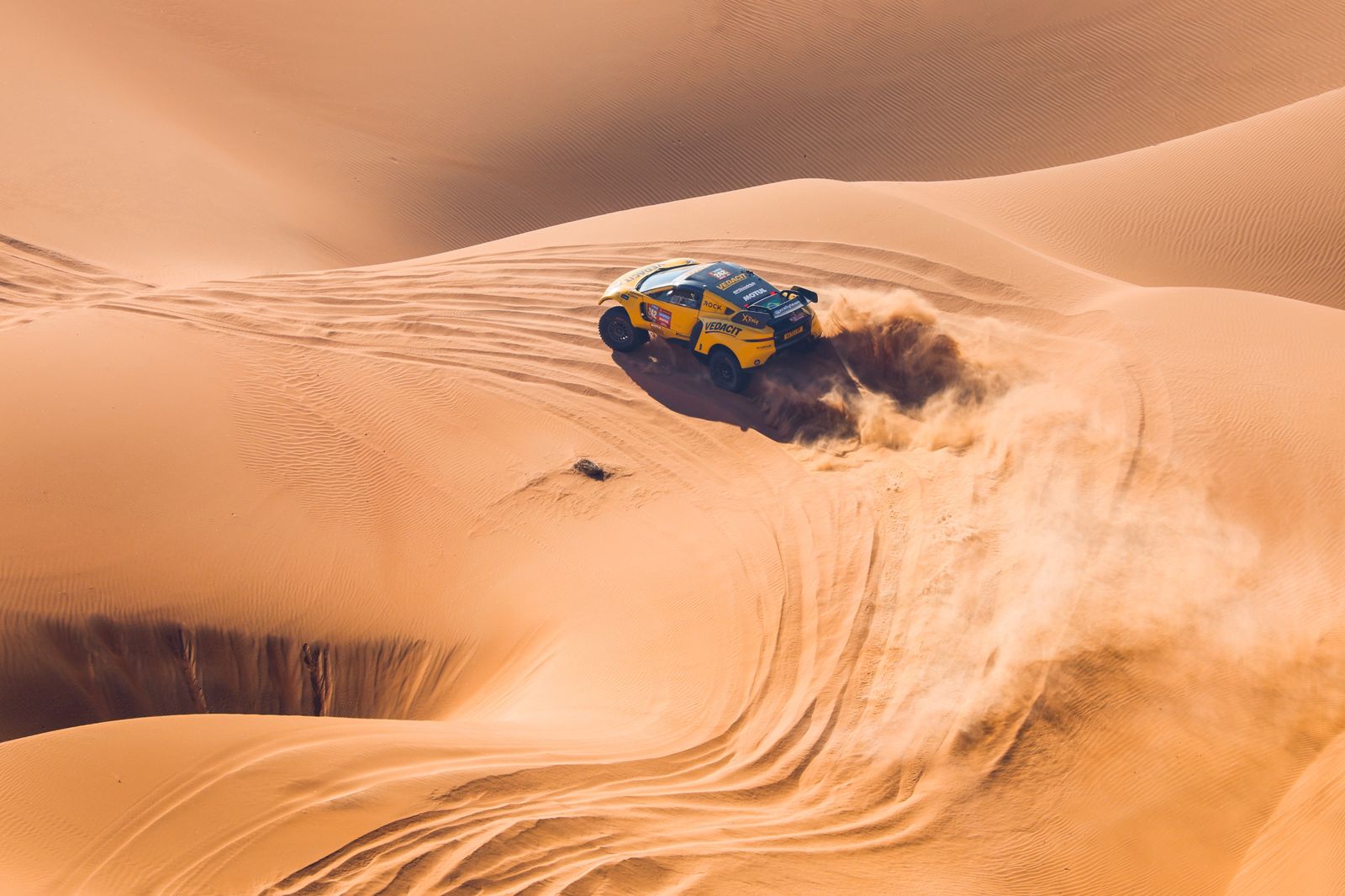 Las mejores fotos del Dakar por las dunas