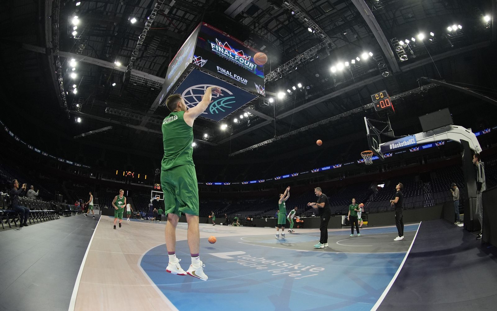 La sensación del Unicaja sobre la novedosa pista del Belgrado Arena