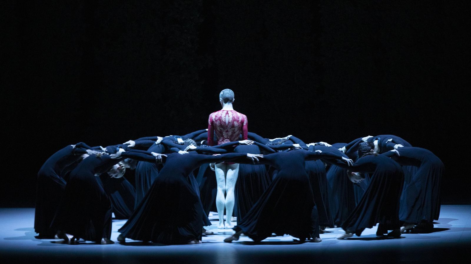 El Ballet Biarritz en su espectáculo para el Festival de Música y Danza de Granada.