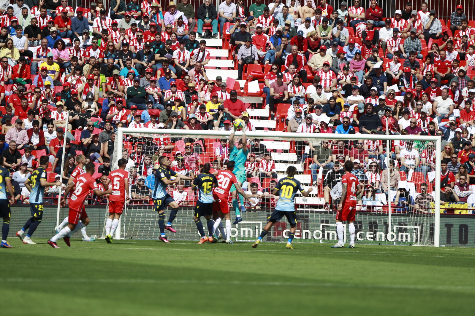 Imágenes del partido de la Liga Santander U.D. Almería-Cádiz C.F.