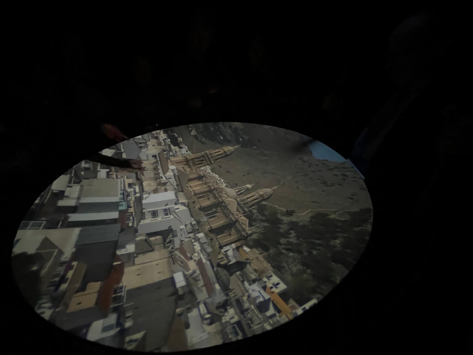 Proyección de la Catedral de Jaén en la Cámara Oscura.