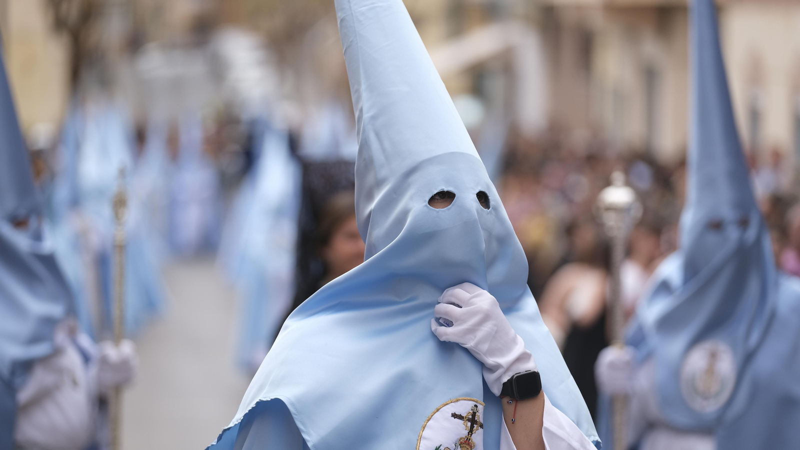 La procesión de Los Ángeles en Almería, en imágenes