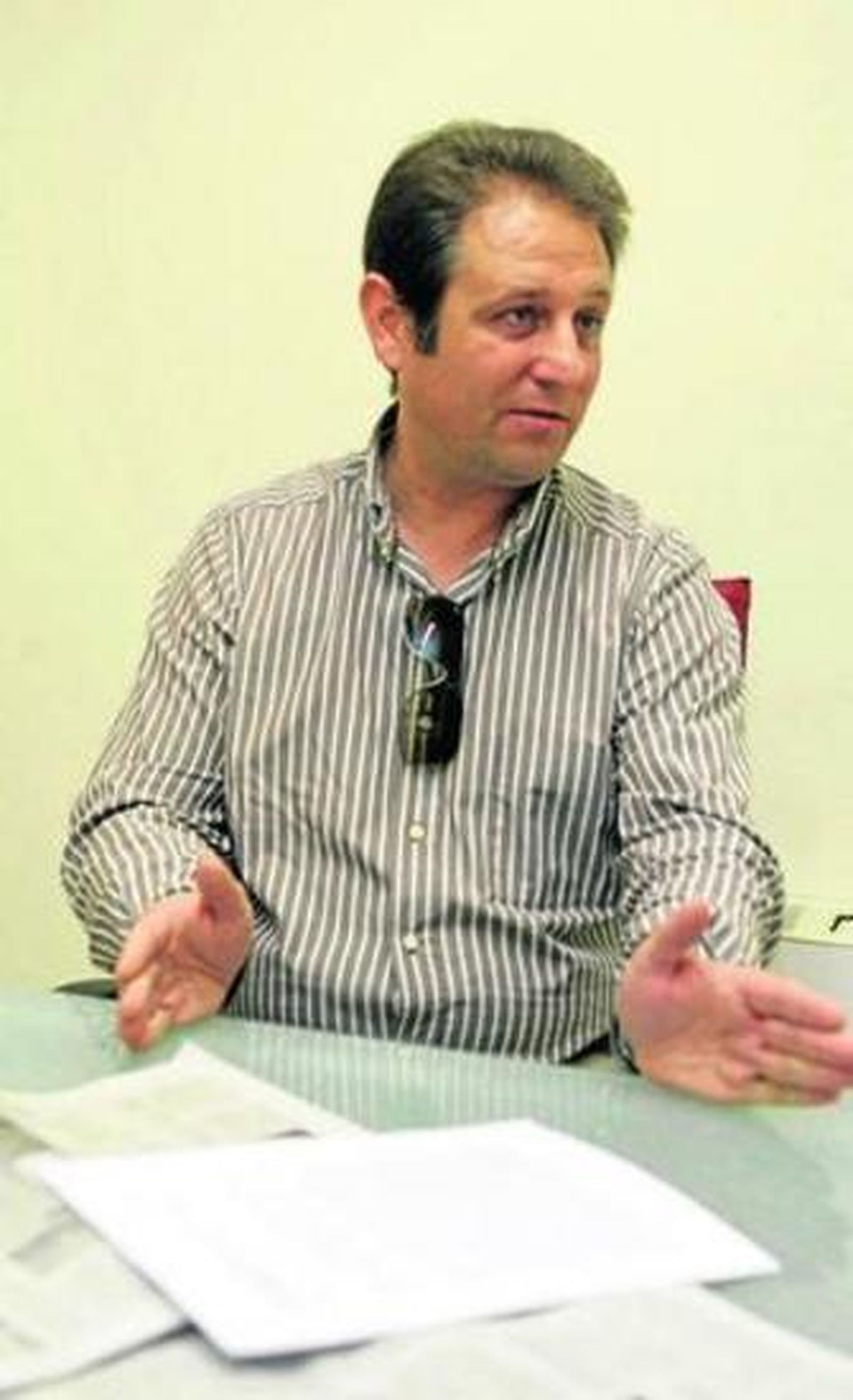 Juan Francisco Navarro, padre del bebé fallecido.