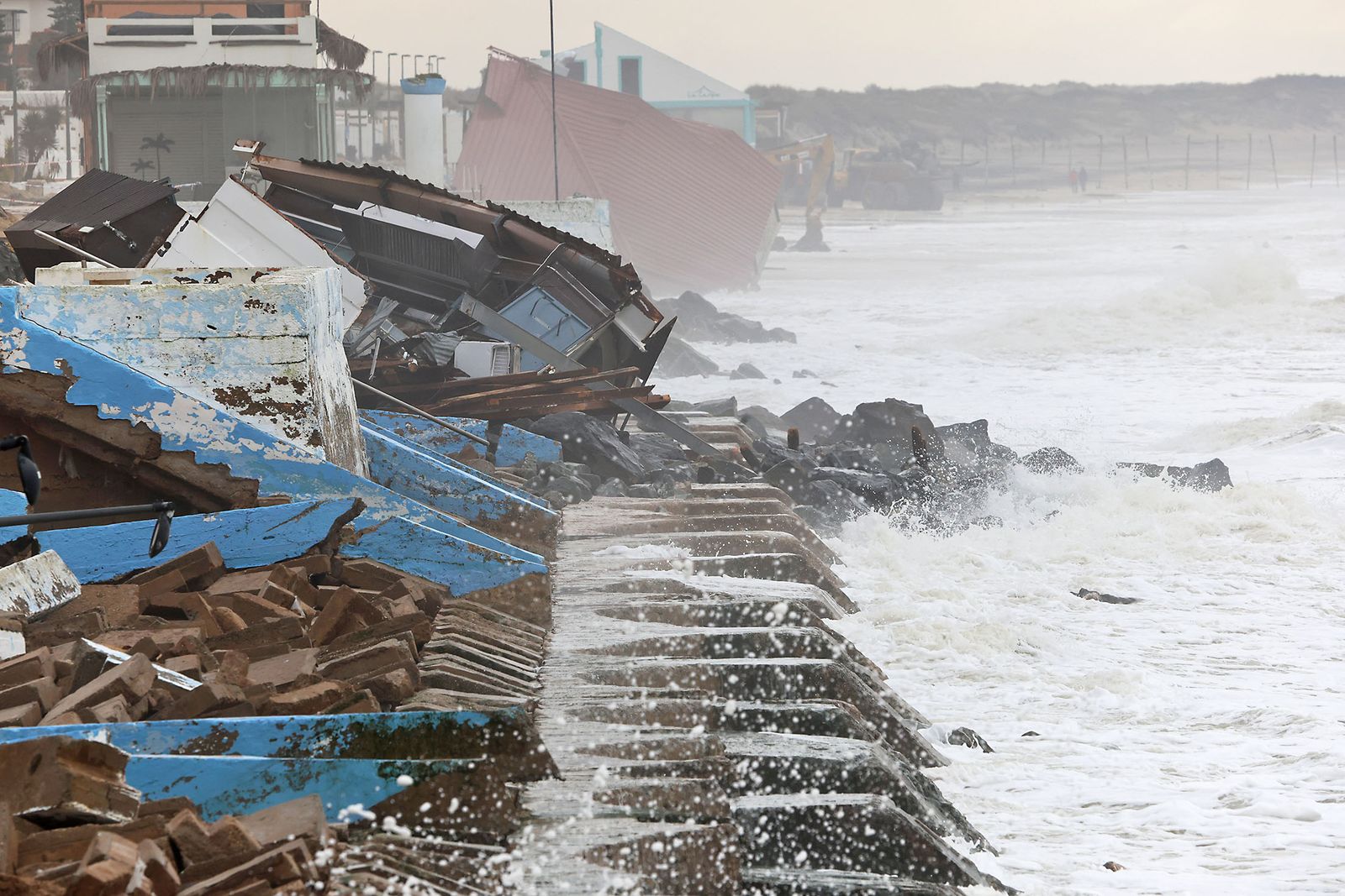 Las fotografías de los daños en Matalascañas