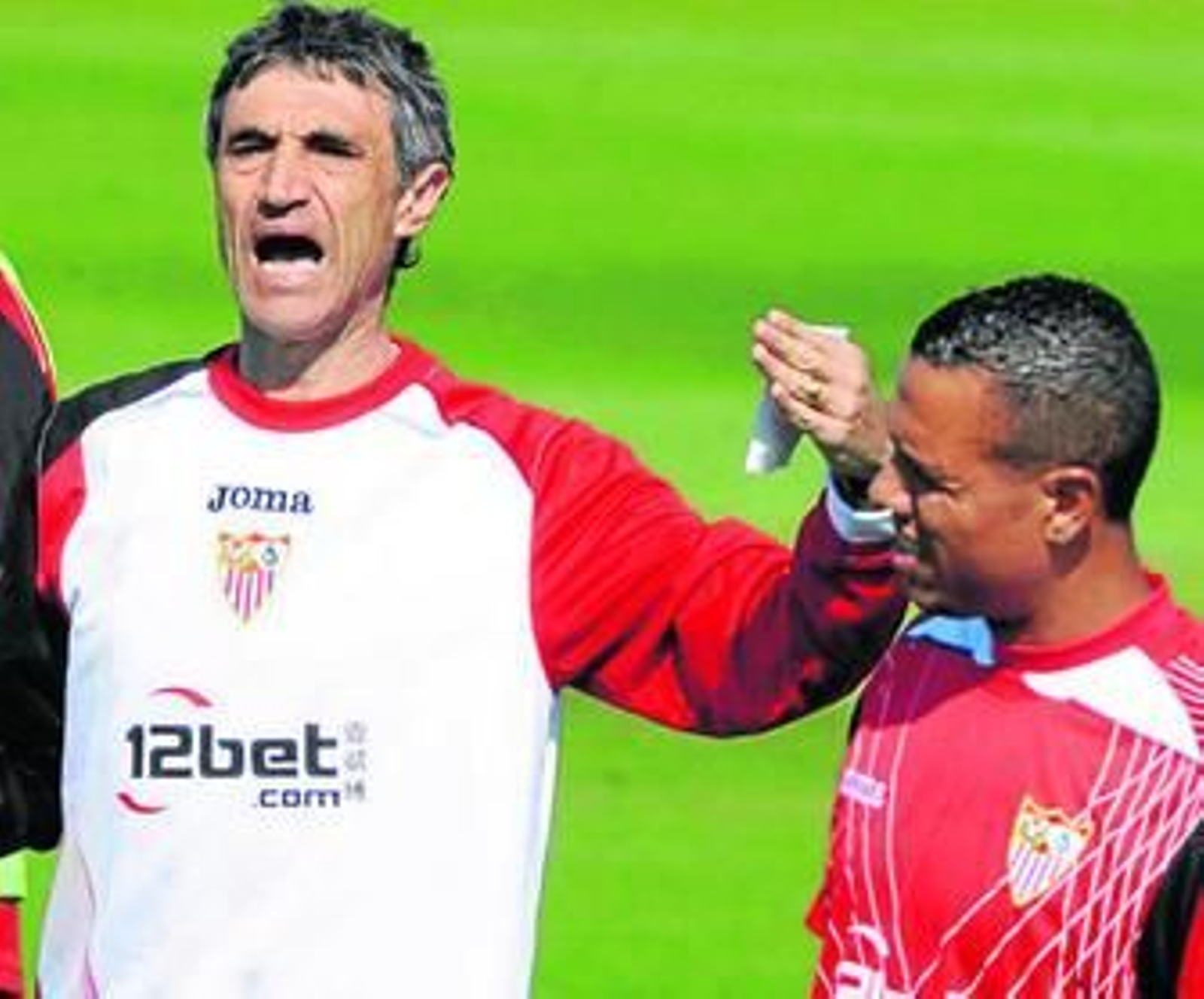 Juan Cala, en un entrenamiento reciente.