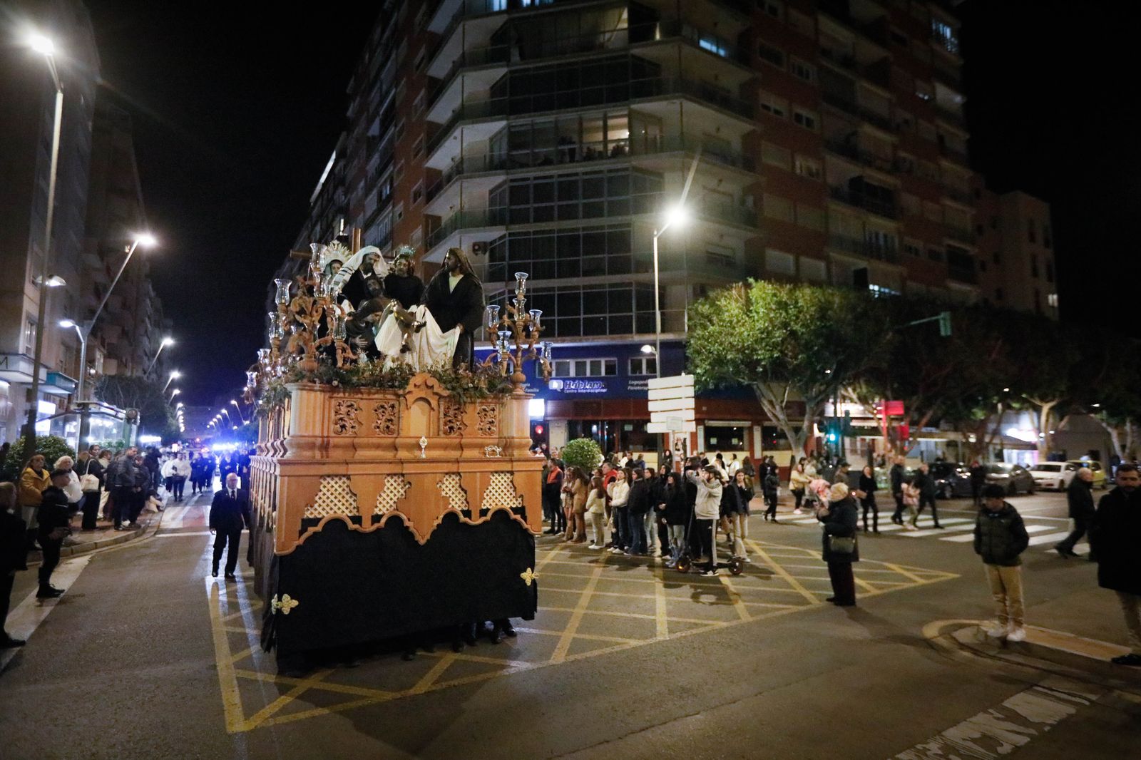 La procesión de La Caridad de Almería, en imágenes