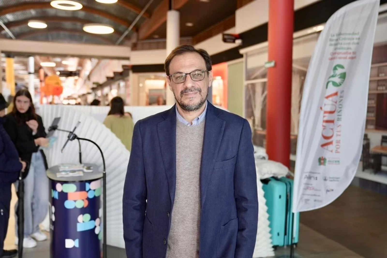 Mario Sánchez, vicepresidente de ALCER Giralda, lleva siete años en diálisis peritoneal y antes pasó por hemodilálisis.