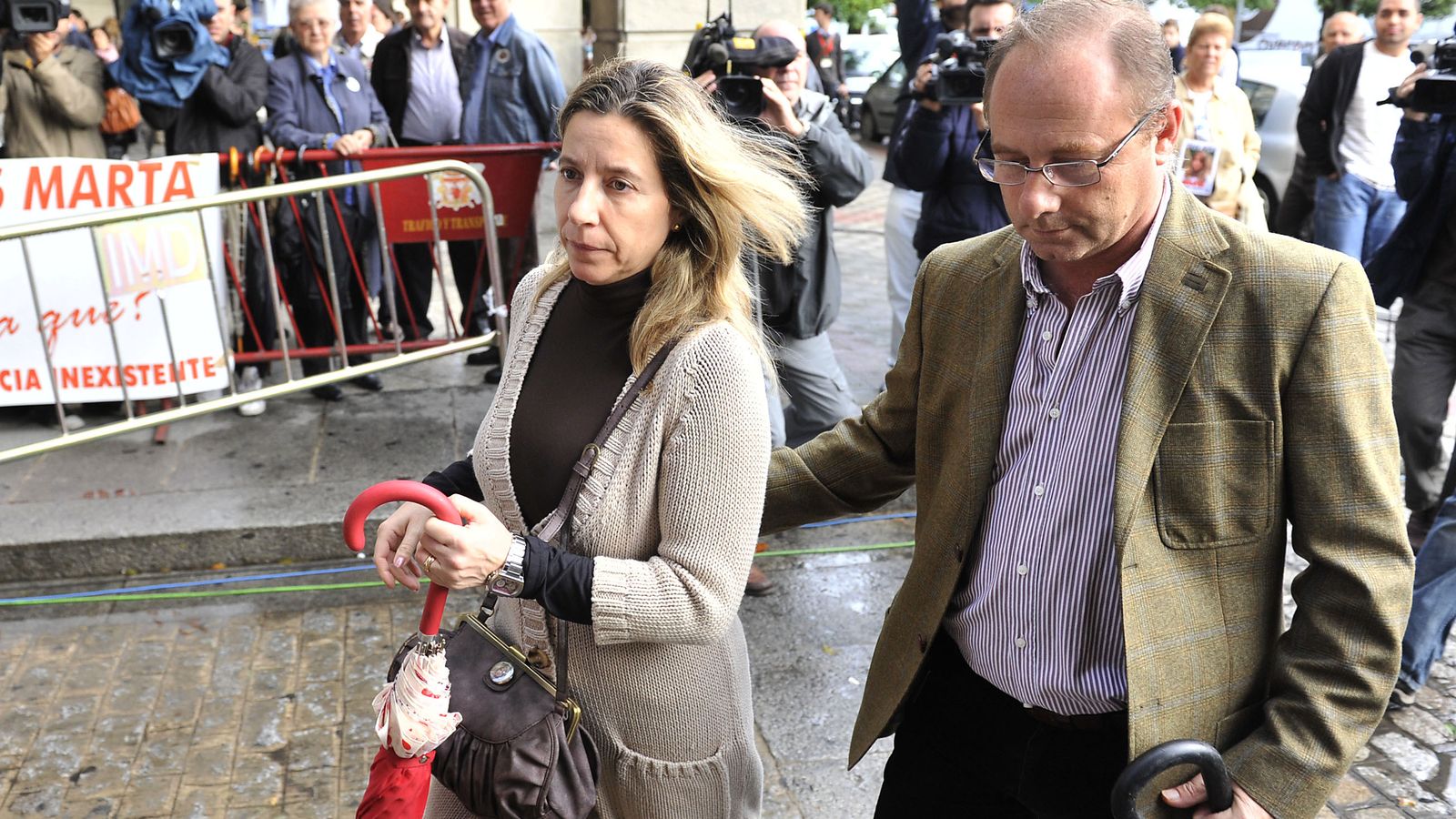 Eva Casanueva y Antonio del Castillo, padres de Marta del Castillo.