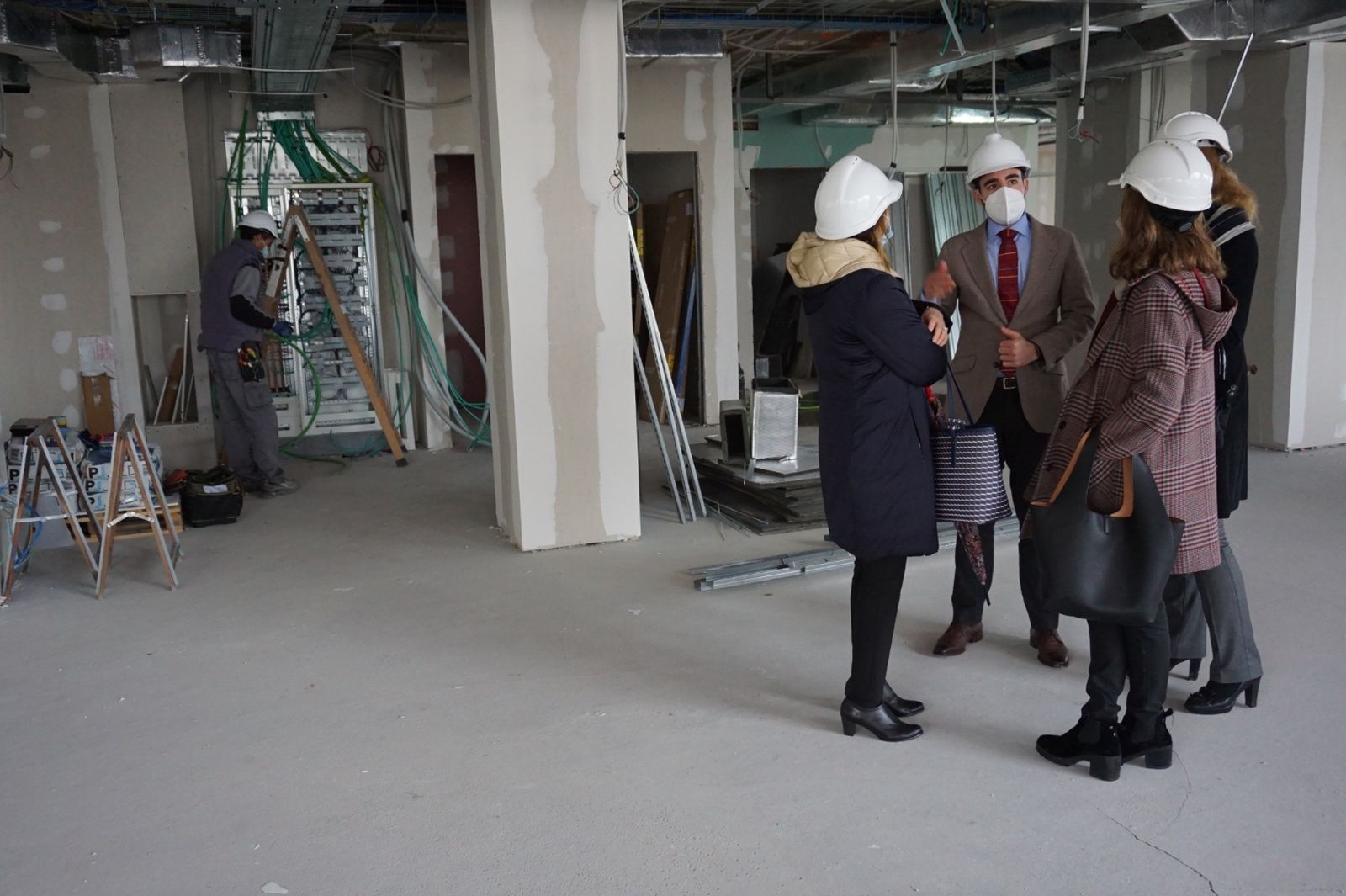 Obras de la nueva oficina del SAE en Córdoba.