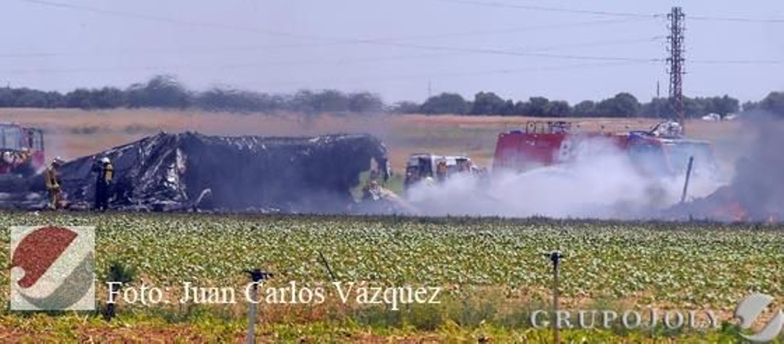 Las imágenes del accidente del A400M