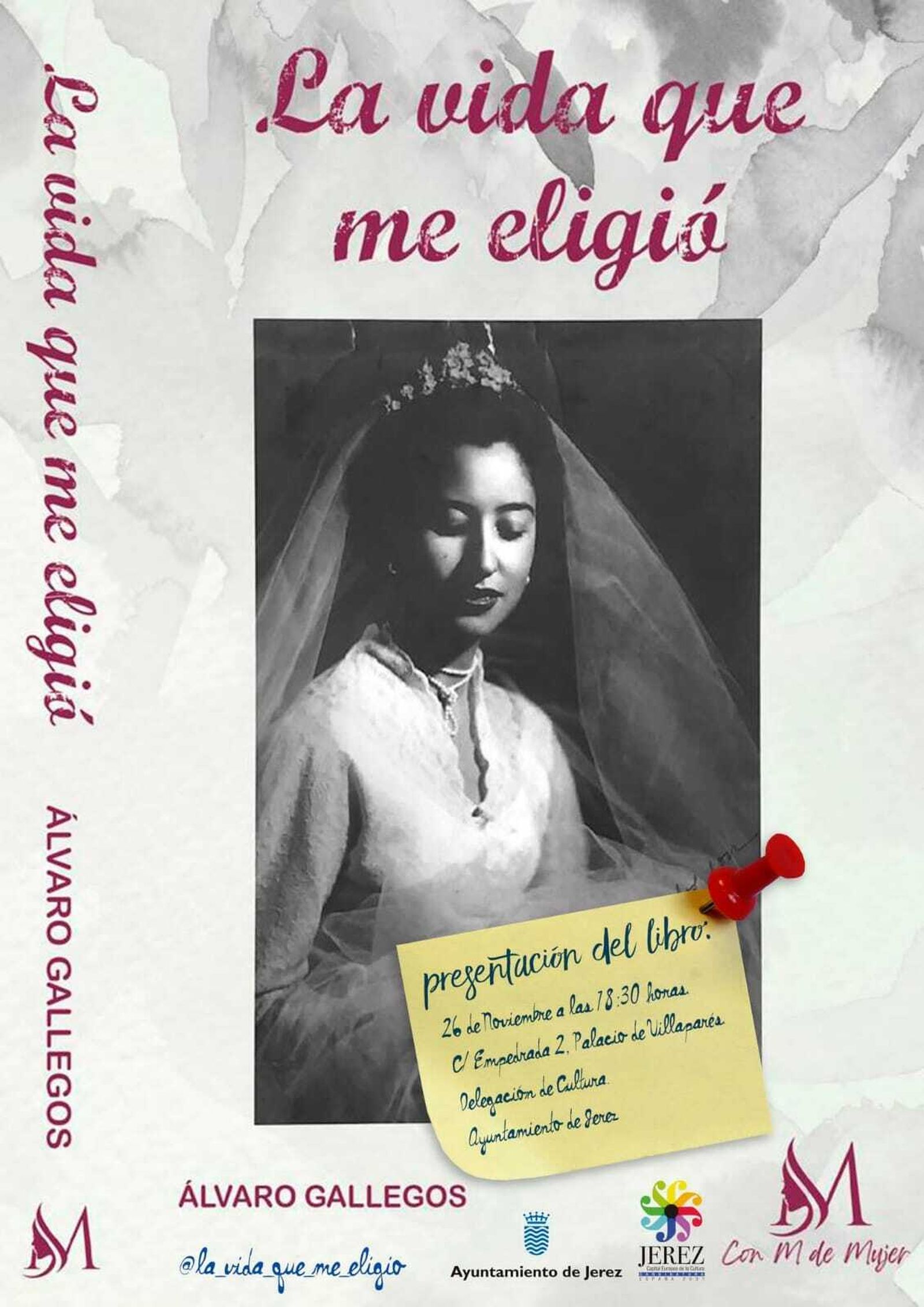 Cartel anunciador de la presentación.