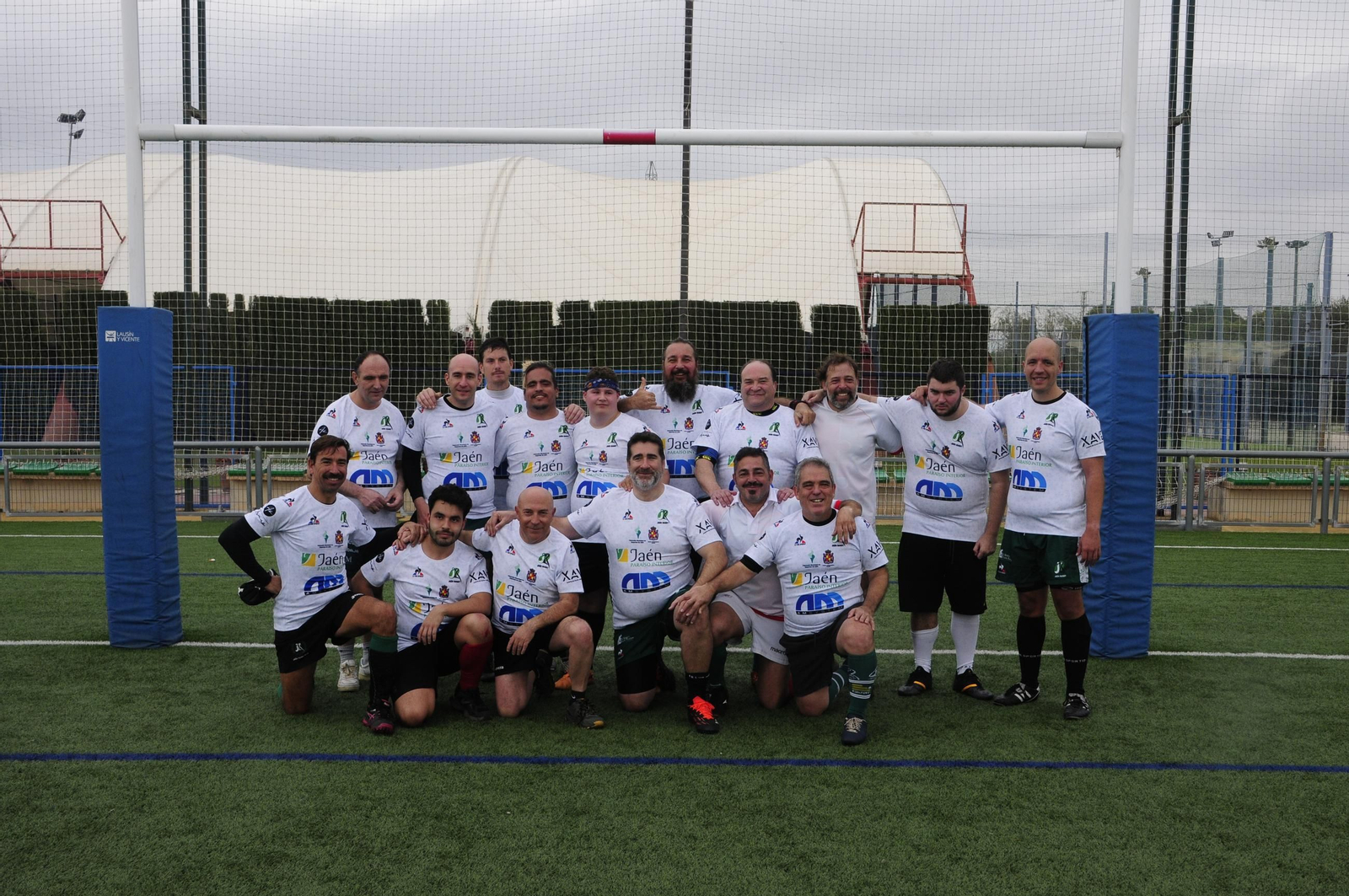 Foto de equipo de la sección inclusiva del Jaén Rugby.