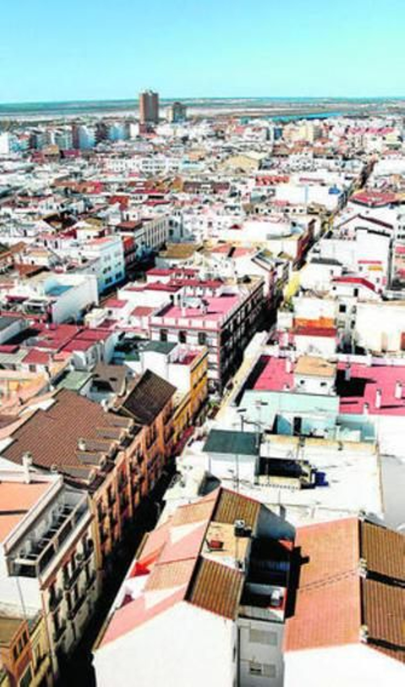 Vista aérea de la capital onubense.