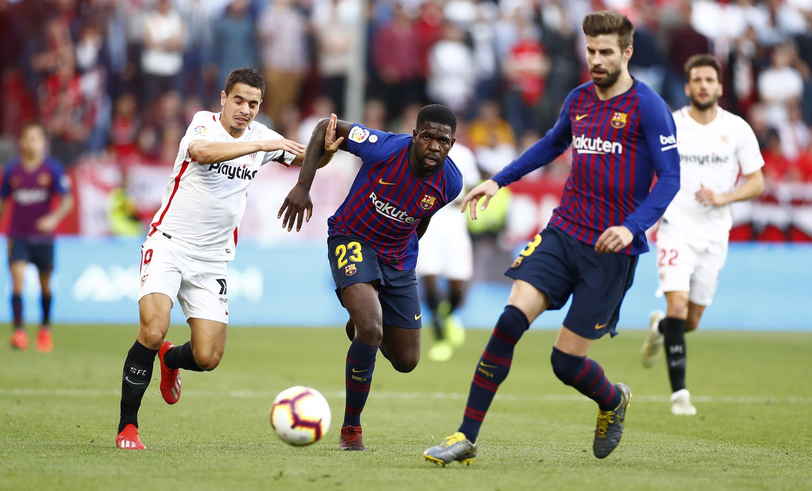 El Sevilla-Barcelona, en imágenees