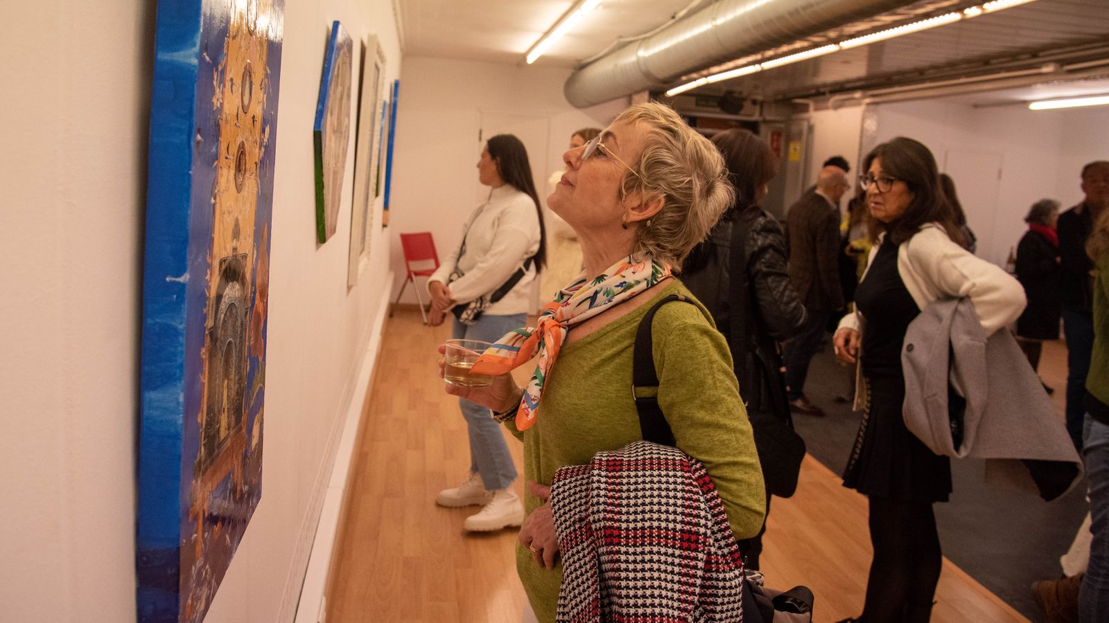 La inauguración de la exposición 'Arquitectura imposible' de Marga Guinea en Alcultura, en imágenes