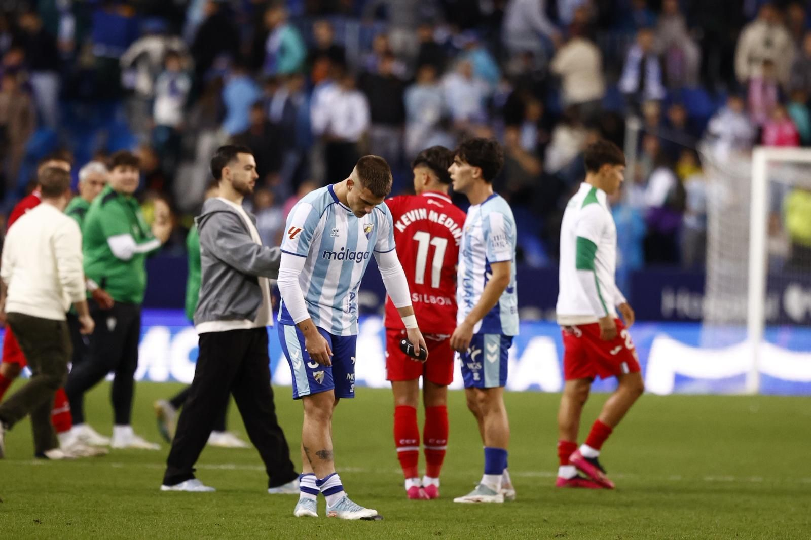 El Málaga CF-Córdoba, en fotos