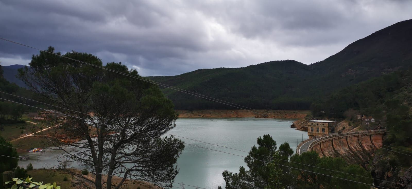 Estado actual del Pantano del Tranco.