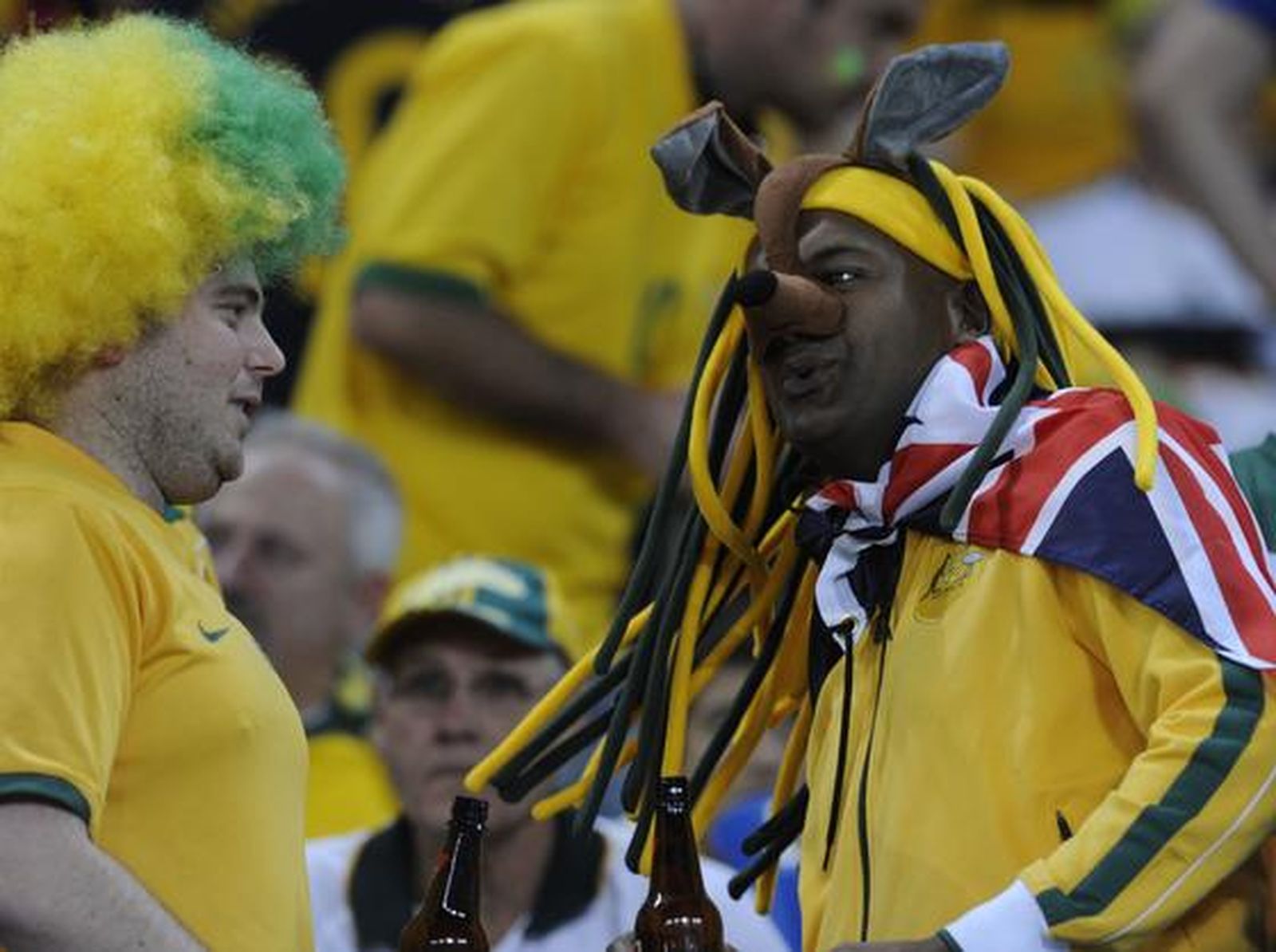 Alemania golea en su debut ante Australia en el Grupo D. / AFP