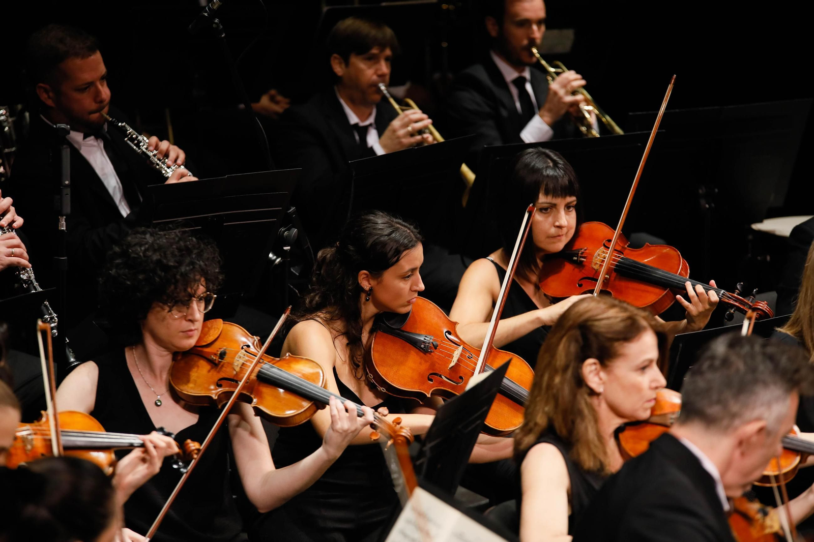 Imágenes de la novena Beethoven interpretado por la OCAL y Orfeón para Cajamar