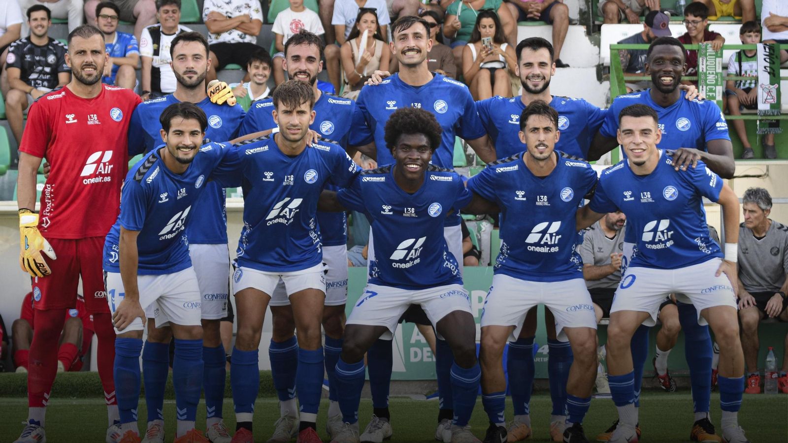 Once que presentó el Xerez DFC en El Palmar frente al Atlético Sanluqueño.
