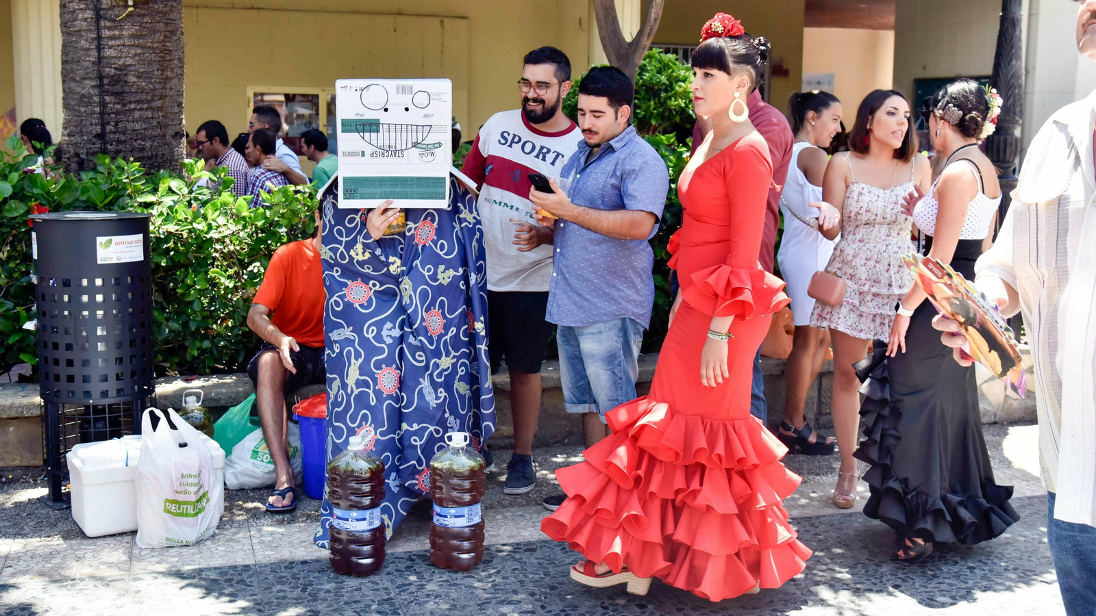 Domingo rociero de  la Linea de la Concepción en imagenes