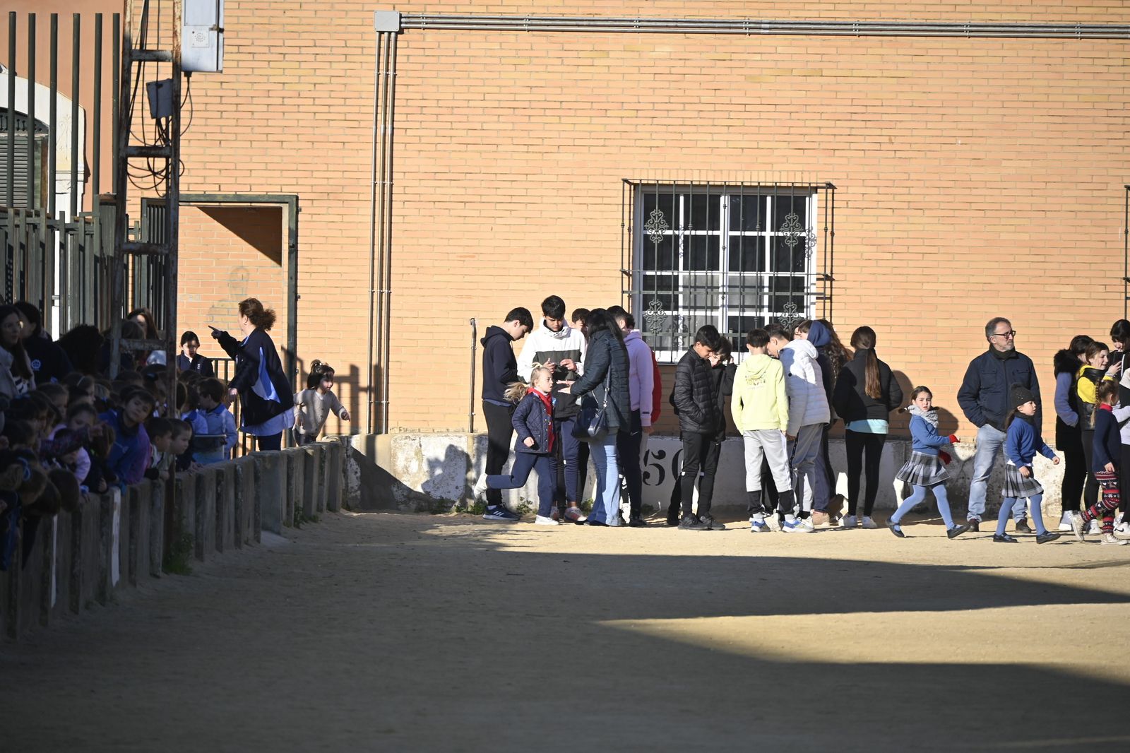 Imágenes del simulacro de incendio en el Funcadia