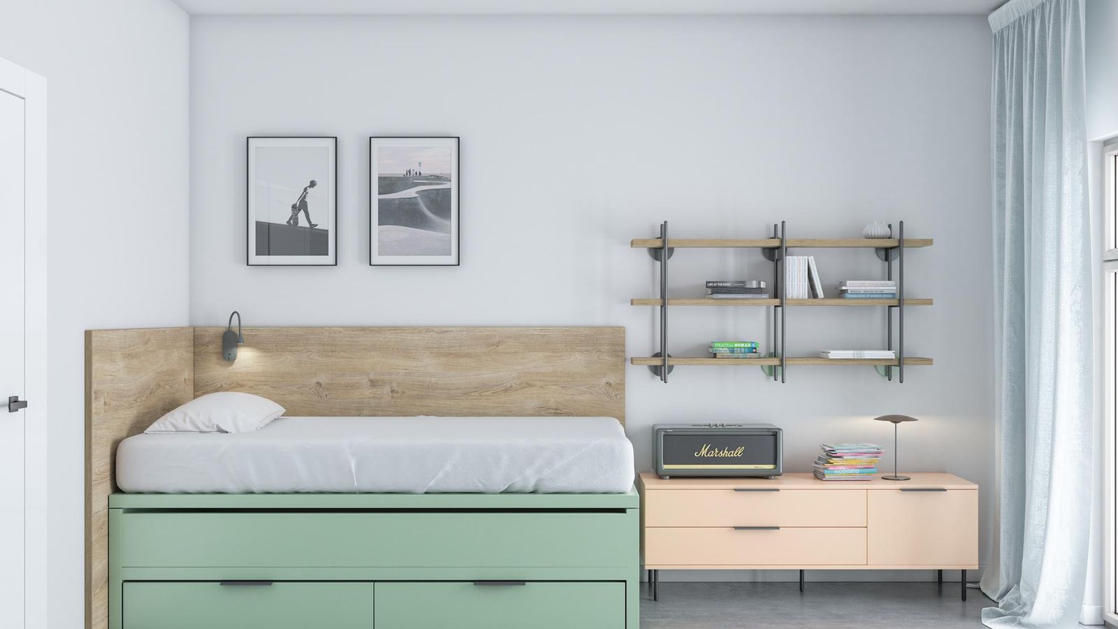 Dormitorio infantil.