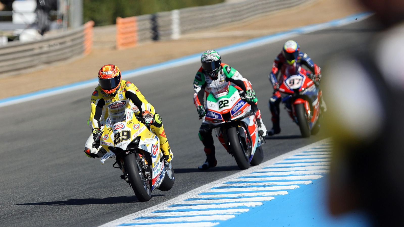 Imágenes del sábado en el Mundial de Superbikes en Jerez
