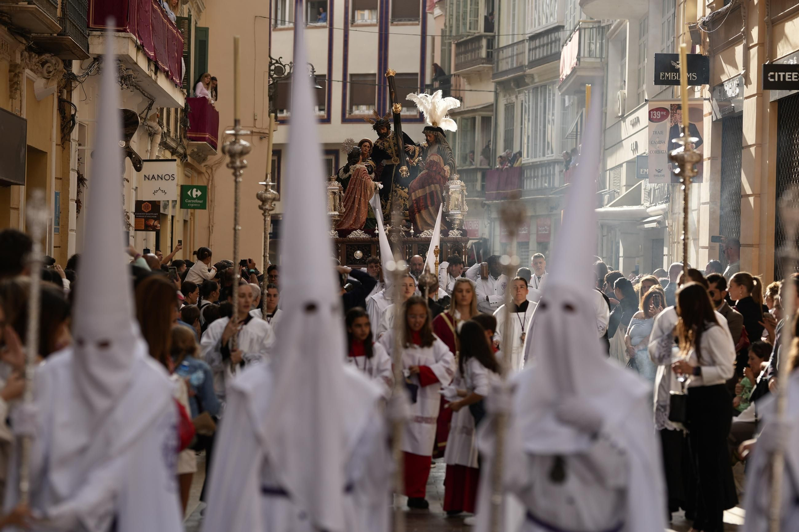 Salutación el Domingo de Ramos en Málaga, en imágenes