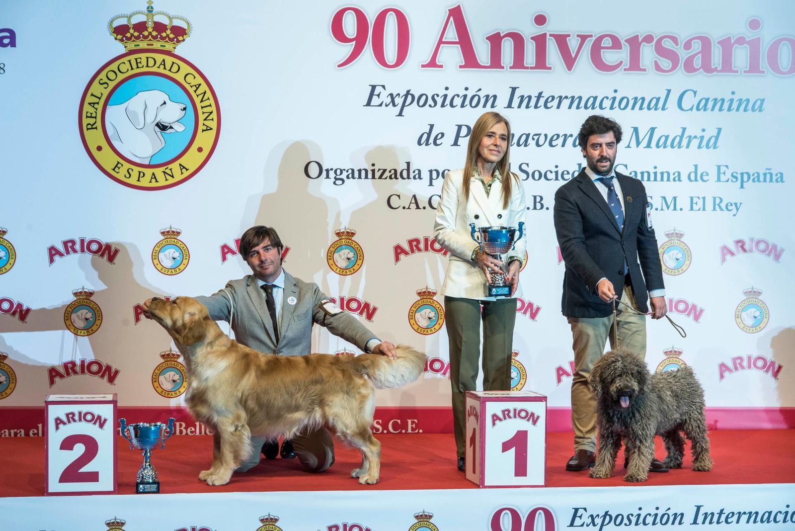 Más de un millar de perros de 120 razas participan este fin de semana en la Exposición Nacional Canina de Madrid