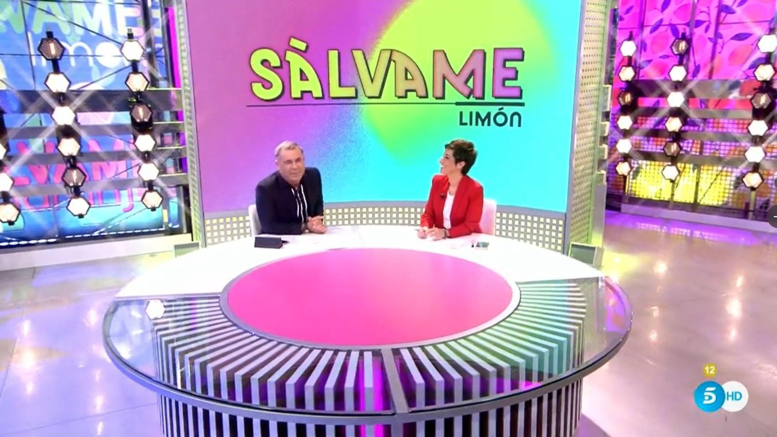 Jorge Javier Vázquez en el plató de 'Sálvame Limón'