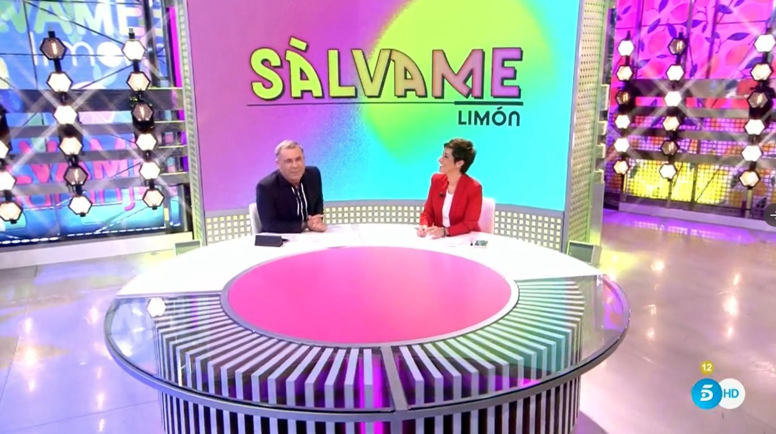 Jorge Javier Vázquez en el plató de 'Sálvame'