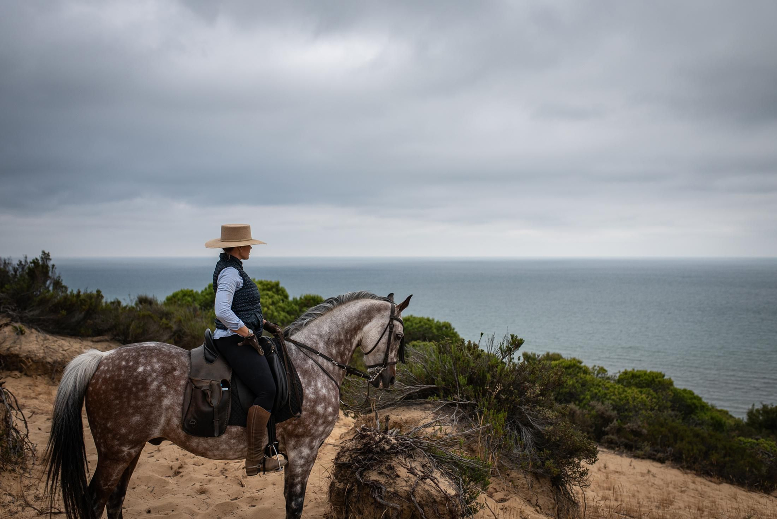Un paseo a caballo por Doñana en imágenes